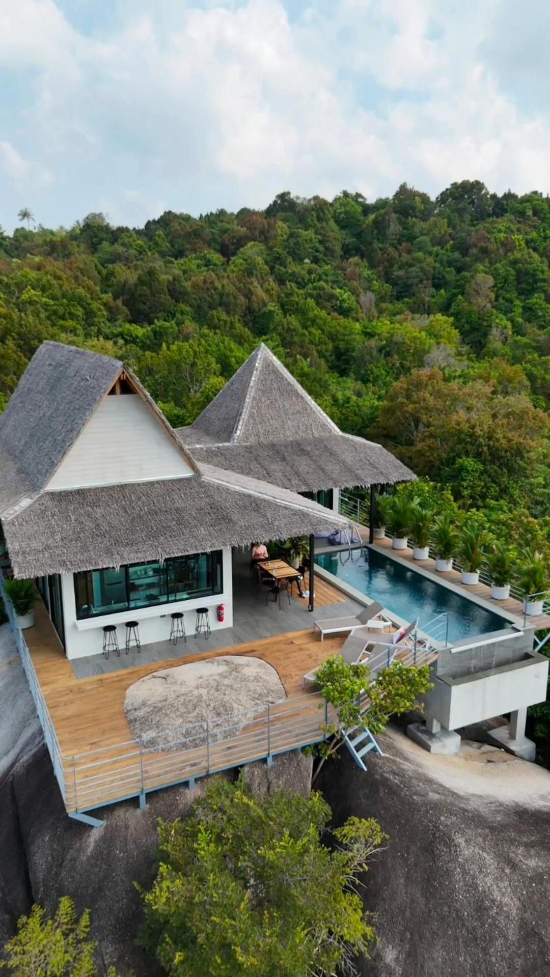 Villa On The Rock - 360 Bay View Thong Sala Exterior photo